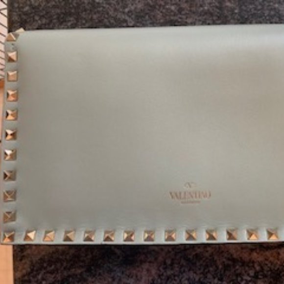 Valentino Handbags - NWT Rockstud Envelope Clutch Bag - Rare Color!